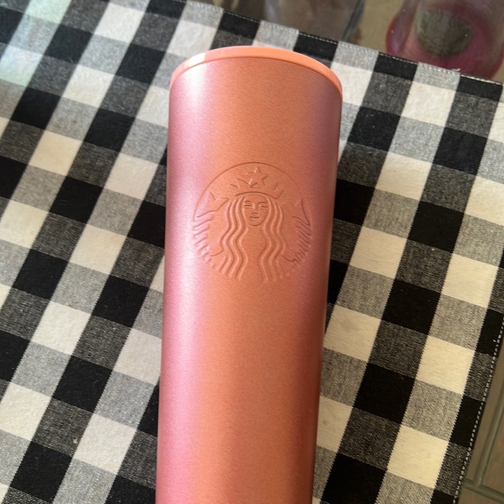 Starbucks Pink Metallic Tumbler